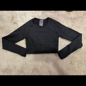 Black workout Women's Top